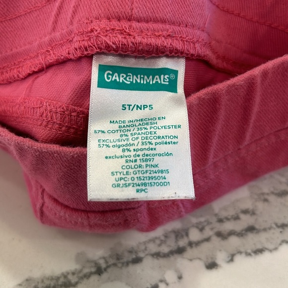 Size 5 Unicorn T-shirt with pink denim jeggings - Picture 4 of 4